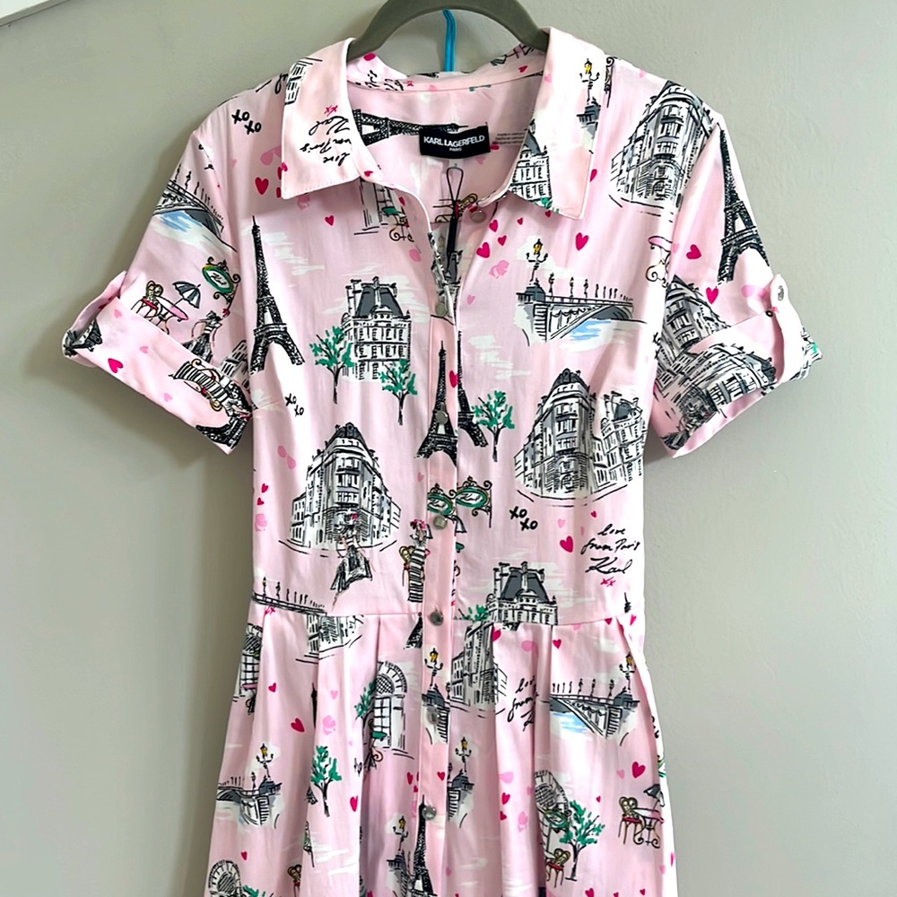 NWT-Karl Lagerfeld Je t’aime Paris Dress
